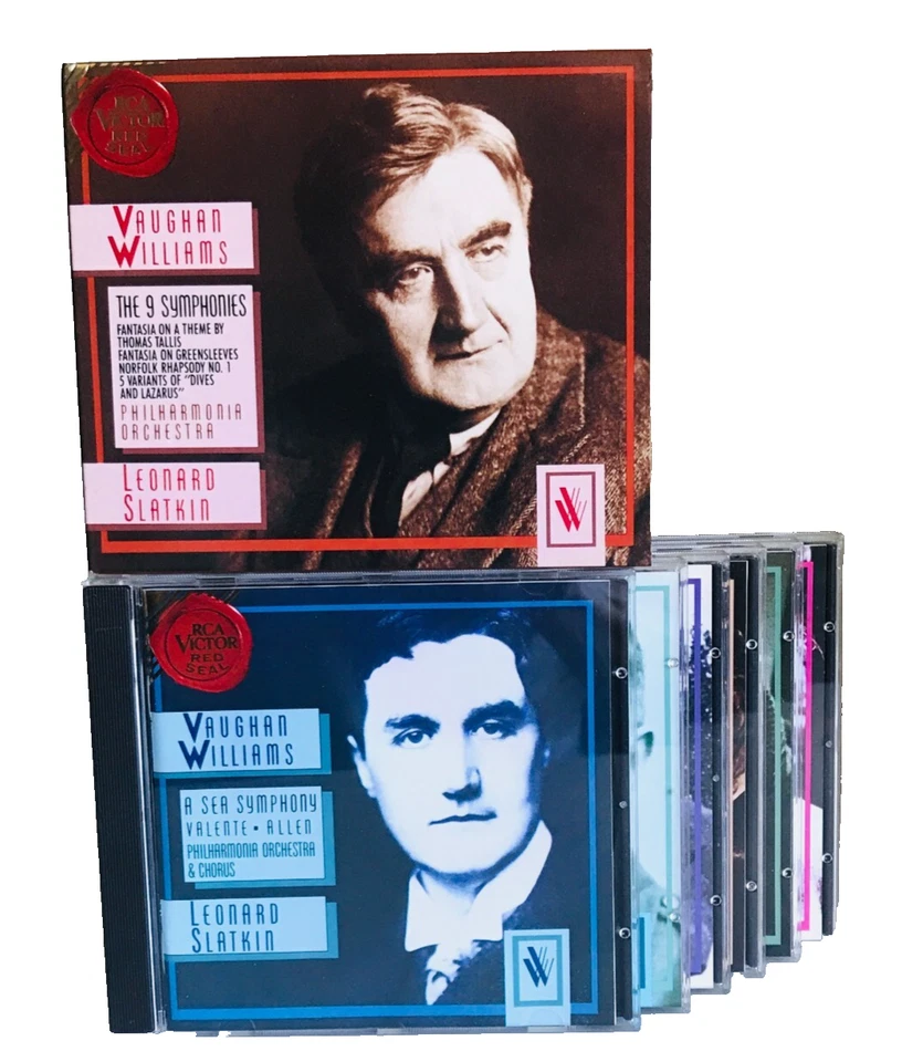 6 CD-Box Vaughan Williams THE 9 SYMPHONIES Leonard Slatkin | excellent (C7609) - Bild 1 von 4