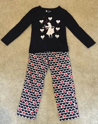 Conjunto de pijama branco neve Disney Gap infantil tamanho 8 - Imagem 1 de 4
