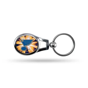 2 St. Louis Blues Oval Key Chains. 1-3/4" x 1-1/8" #118/11 - Picture 1 of 1