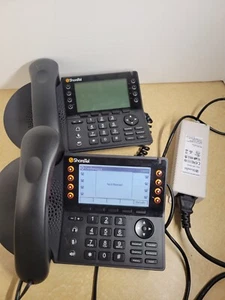 [Lot of 2] ShoreTel / Mitel VoIP Phone -  IP480 Telephones POE - Picture 1 of 2