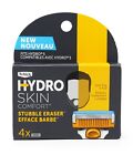 Schick Hydro Skin Comfort Stubble Eraser Razor Refills, 4 Cartridges for Hydro 5