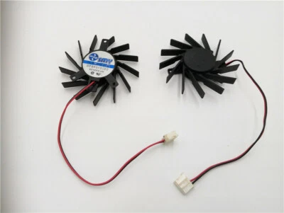 New SMY DFS601012D 12V 55mm 55X55X10mm 35*35*27mm 4pin Graphics Card Cooling Fan - Image 1 of 2