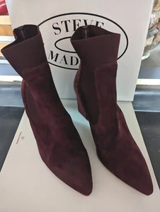 Stivali Steve Madden Richter bordeaux 9 - Foto 1 di 10