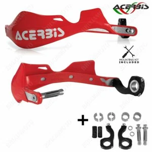 PAIR OF ACERBIS RALLY PRO RED GAS GAS 125 CONTACT TXT PRO 2004-2007 HANDGUARDS - Picture 1 of 6