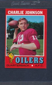 1971 Topps #085 Charlie Johnson Oilers EX/MT *2902 - Foto 1 di 1