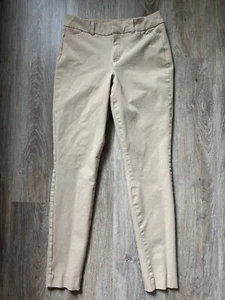 Old Navy Pixie High Rise Secret Slim Pockets Size 4 Beige Khaki - Picture 1 of 4
