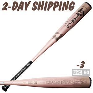 2025 DeMarini "ROSE GOLD" VOODOO ONE 30" / 27 oz BBCOR Baseball Bat -w/Warranty - Picture 1 of 1