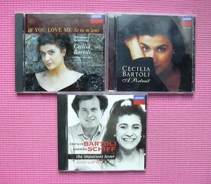 Cecilia Bartoli: 3 CD LOT A Portrait, If You Love Me, Impatient Lover, London - Imagen 1 de 3