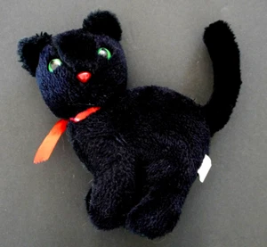 FELPA VINTAGE 1982 BLACK CAT 8" - Imagen 1 de 2