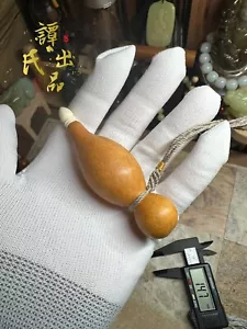 91.9×28×21mm Ant belly gourd 文玩葫芦(福禄)🐜蚂蚁肚 - Picture 1 of 11