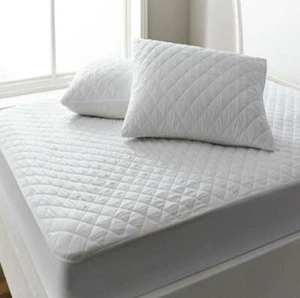 LUXUS GESTEPPTER MATRATZENSCHONER - extra tiefe Auflage doppellagiges Bett - Bild 1 von 8