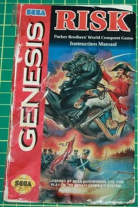 Sega Genesis Manual:  Risk - Picture 1 of 2