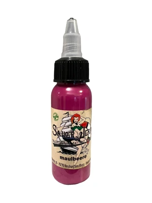 (899,00€/L) SAILOR JERRY MAULBEERE 30ml INKgrafiX® TATTOO FARBE VEGAN ROT NEU DE - Bild 1 von 3
