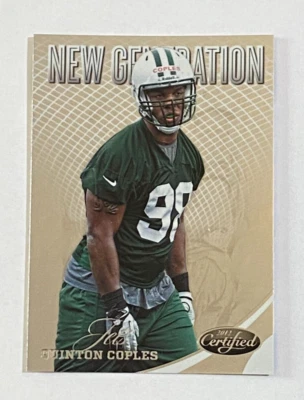 2012 Certified New Generation #299 Rookie Quinton Cople New York Jets 161/999 - Image 1 of 2
