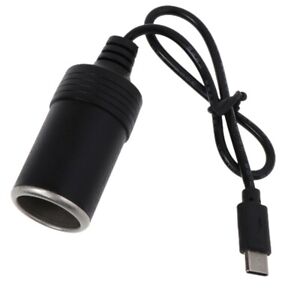 USB C Type-C to Car Cigarette lighter Power Converter Cable 12V 3A 36W for Car