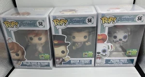 Funko Pop Set Pizzario Proto, Roller Drive-In Franny & Mayor Freddy SDCC 2024 LE - Imagen 1 de 16