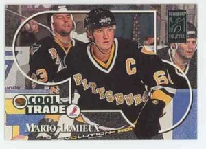 1995 95-96 DONRUSS ELITE COOL TRADE INSERT PITTSBURGH PENGUINS MARIO LEMIEUX #4 - Picture 1 of 1