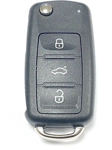 RFC 3 button case housing for VW Volkswagen Golf MK6 remote flip key 2010 - 2013 - Picture 1 of 3