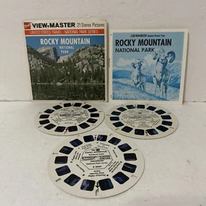 VIEW-MASTER vintage SET of 3 REELS Rocky Mountain National Park GAF Packet A 322 - Picture 1 of 5