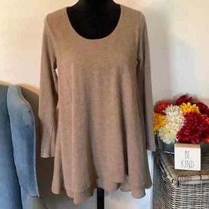 UMGEE Tan Tunic Sweater Dress S - Picture 1 of 6