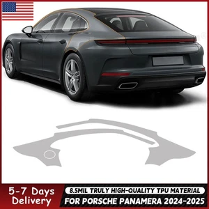 For Porsche Panamera 2024-UP Rear Side Precut Paint Protection Film Clear PPF - Picture 1 of 19