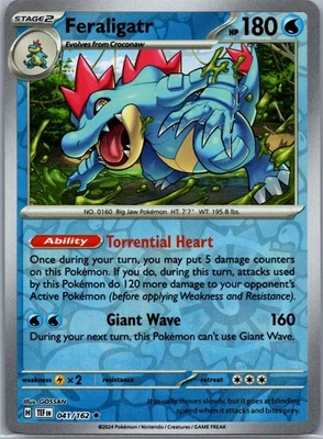 Feraligatr, SV05: Temporal Forces, 041/162, Rare - Image 1 of 2