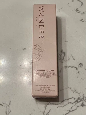 Wander Beauty On The Glow Blush and Illuminator in STRAWBERRY/Nude Glow - Image 1 of 4