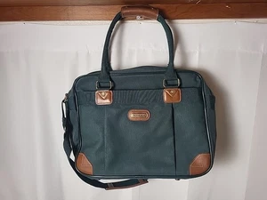 Borsa vintage Jaguar weekend borsone messenger bagaglio a mano viaggio 20" verde - Foto 1 di 10