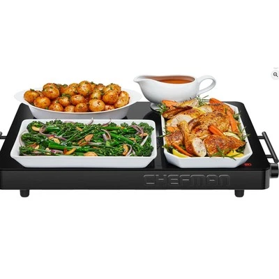 Chefman Electric Warming Tray& Adjustable Temperature Control,Perfect For Buffet - Image 1 of 4