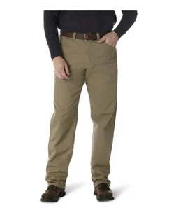 Pantaloni da falegname Wrangler Riggs abbigliamento da lavoro marrone chiaro. Taglia vedi misure. - Foto 1 di 12