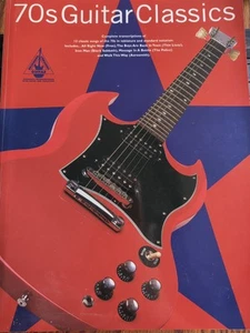 70s GUITAR CLASSICS - GUITAR TAB, CHORD & LYRICS -12 TRACKS- HAL - GC - FREEPOST - Picture 1 of 2