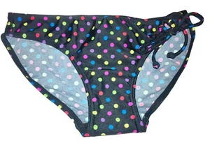 Calzoncillos de bikini para dama talla 8 M&S negros manchados hipster - Imagen 1 de 8