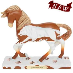 FIGURA RASTRO DE PONIS PINTADOS ESPÍRITU DEL LOBO 1E 6015084 NUEVA 2024 Enesco - Imagen 1 de 3