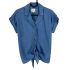 LA MARTINA Blue Short Sleeves Shirt Size 1 / XS