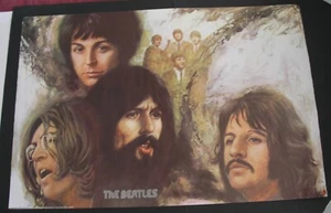RARE Beatles 1975 Minerva Jørn Beinkamp Large Poster Vintage 1970s - Picture 1 of 11