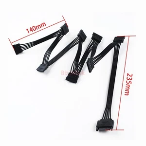 15 Pin SATA Power Extension Hard Drive Cable 1 Male to 8 Female Splitter Adapter - Picture 1 of 12