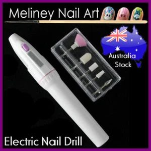 Electric nail drill Art File Buffer Shaper Manicure Sanding Tool Set 5 Bit - Bild 1 von 1