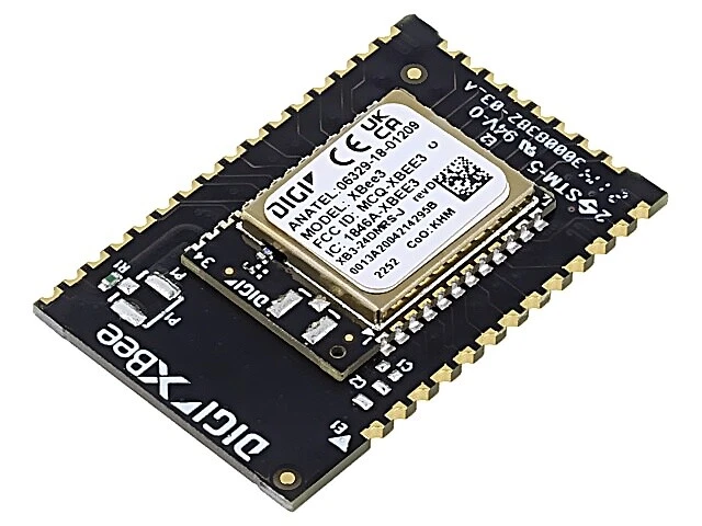 XB3-24DMRS-J Module: RF RF PAD XBee 2.4GHz I2C,SPI,UART-103dBm 8dBm SMD DIGI IN - Image 1 of 1
