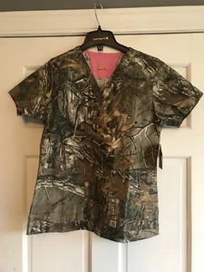 Camisa Médica Carhartt Realtree Camuflada Pequeña para Mujer - Imagen 1 de 4