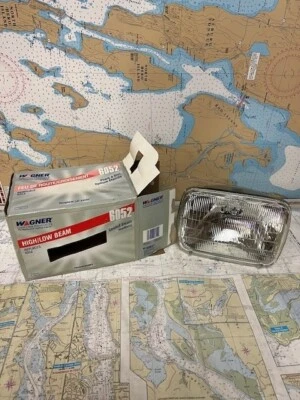 Faro de haz sellado alto/bajo Wagner Lighting Products #6052 12,8 V 65/55 W. Foto 1 de 2