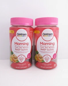 Centrum Morning Sickness Relief w/B6, Citrus Ginger, 120 Gummies TOTAL - Picture 1 of 4