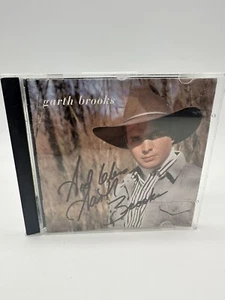 Garth Brooks Self Titled Debut CD - SIGNED God Bless, Not Counting You The Dance - Picture 1 of 5