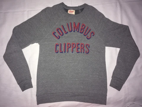 Homage Of Columbus Ohio Columbus Clippers Gray Light Sweatshirt Small Made USA Cover