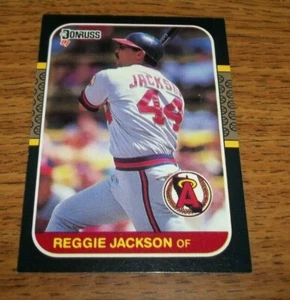 REGGIE JACKSON 1987 DONRUSS #210 CALIFORNIA ANGELS - Picture 1 of 2