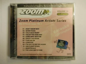 ZOOM KARAOKE ZMP018 Platinum Artist Series 18 Hits Of Norah Jones V1 CD+G Format - Picture 1 of 2