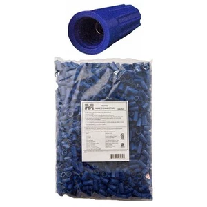 Blue Electrical Wire Connectors UL- 1000 PACK - Picture 1 of 1