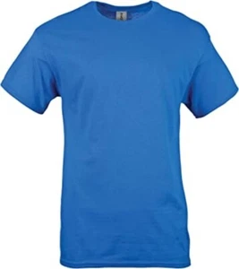 Gildan Men's Heavy Cotton T-Shirt Style G5000, 10-Pack Size Large Color Royal - Picture 1 of 6