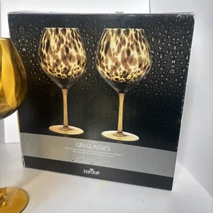 BarCraft Patterned Gin Glasses, Set of 2 - Picture 1 of 5
