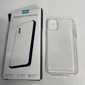 Clear case compatible with iPhone 6.1 2019 (some light scratches) Open box - Picture 1 of 16