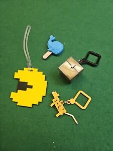 Pac Man Rubber Luggage School Bag Tag 2 Minecraft Tags Whale Eraser Collectibles